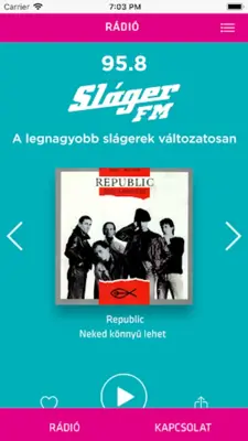 Sláger FM android App screenshot 0